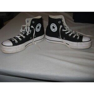 Converse Chuck Taylor All Star Platform Black Canvas 560845F Women’s Size 7